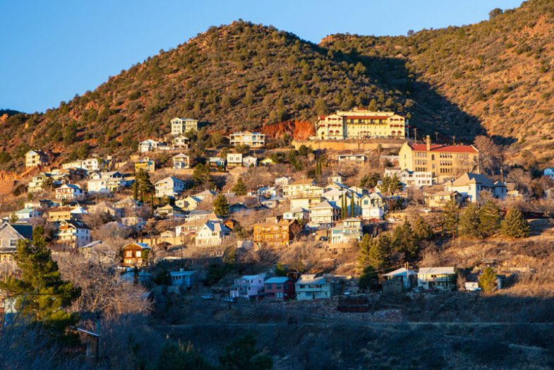 Town of Jerome - Morning sun