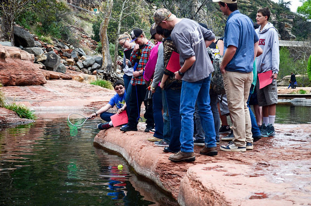 Oak Creek Watershed Testing Flow in Oak Creek