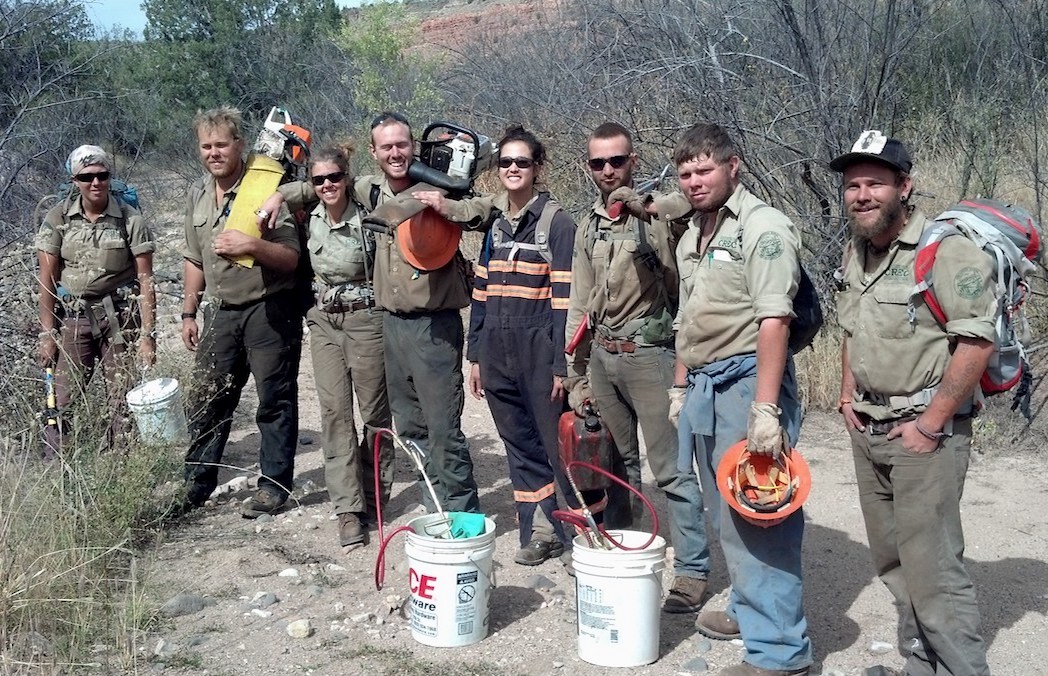 Restoring Habitat - (VWRC) Arizona Conservation Crew 2013