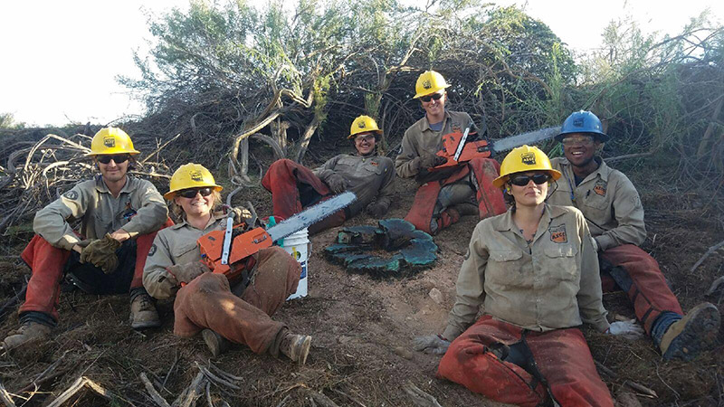 Arizona Conservation Crew members Arizona Conservation Crew members