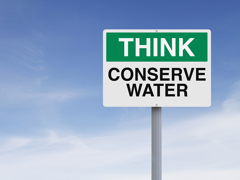 conserve water