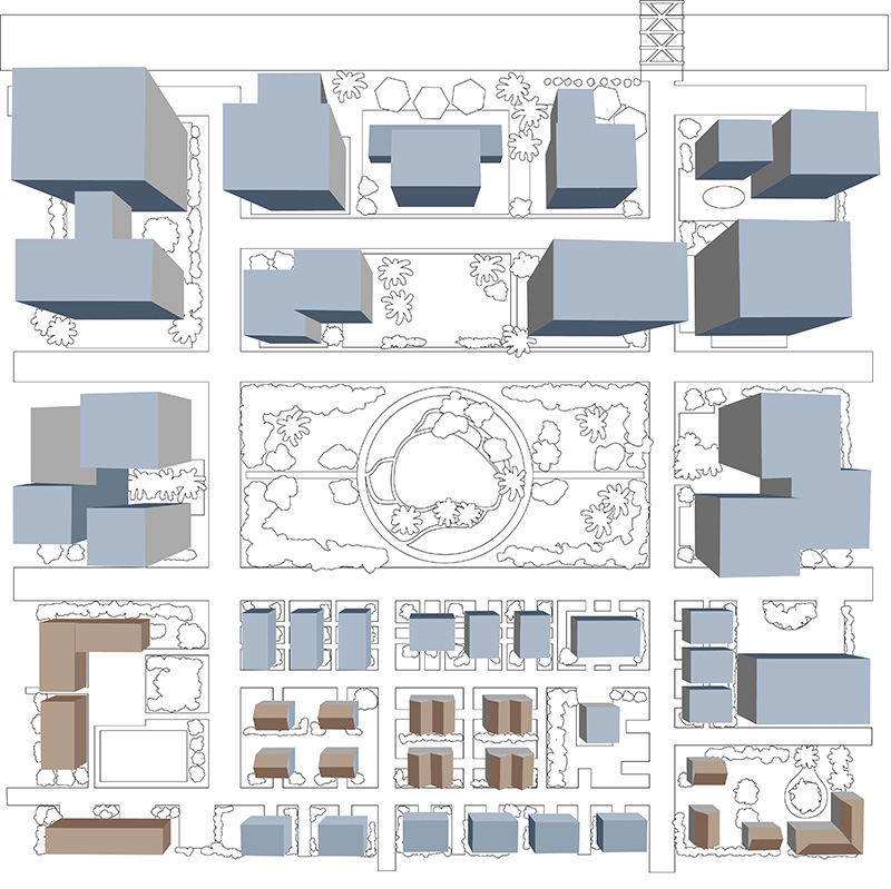 town planning diagram