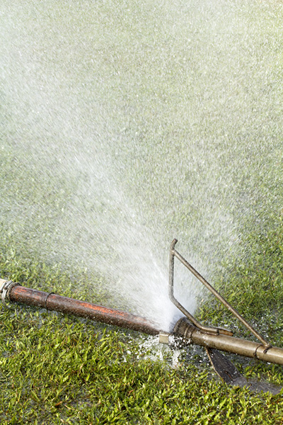 water waste broken pipe