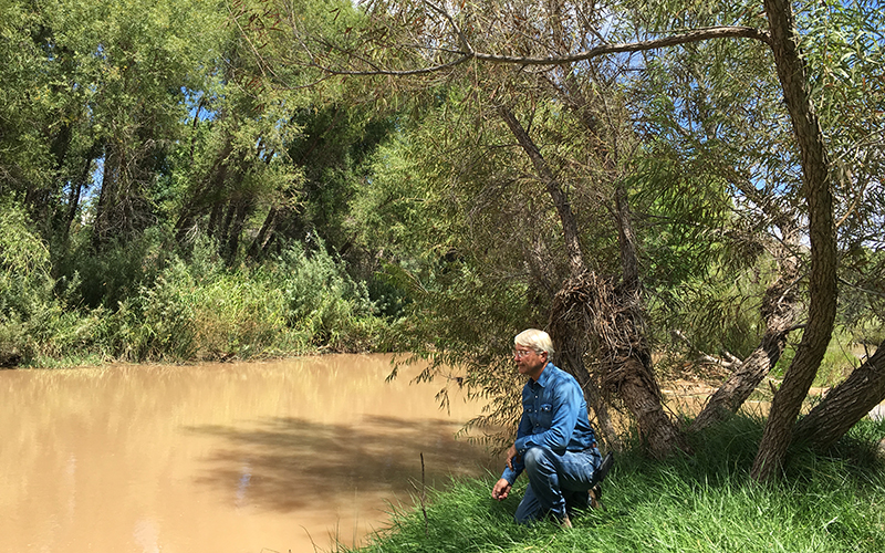 Chip Norton at the Verde River